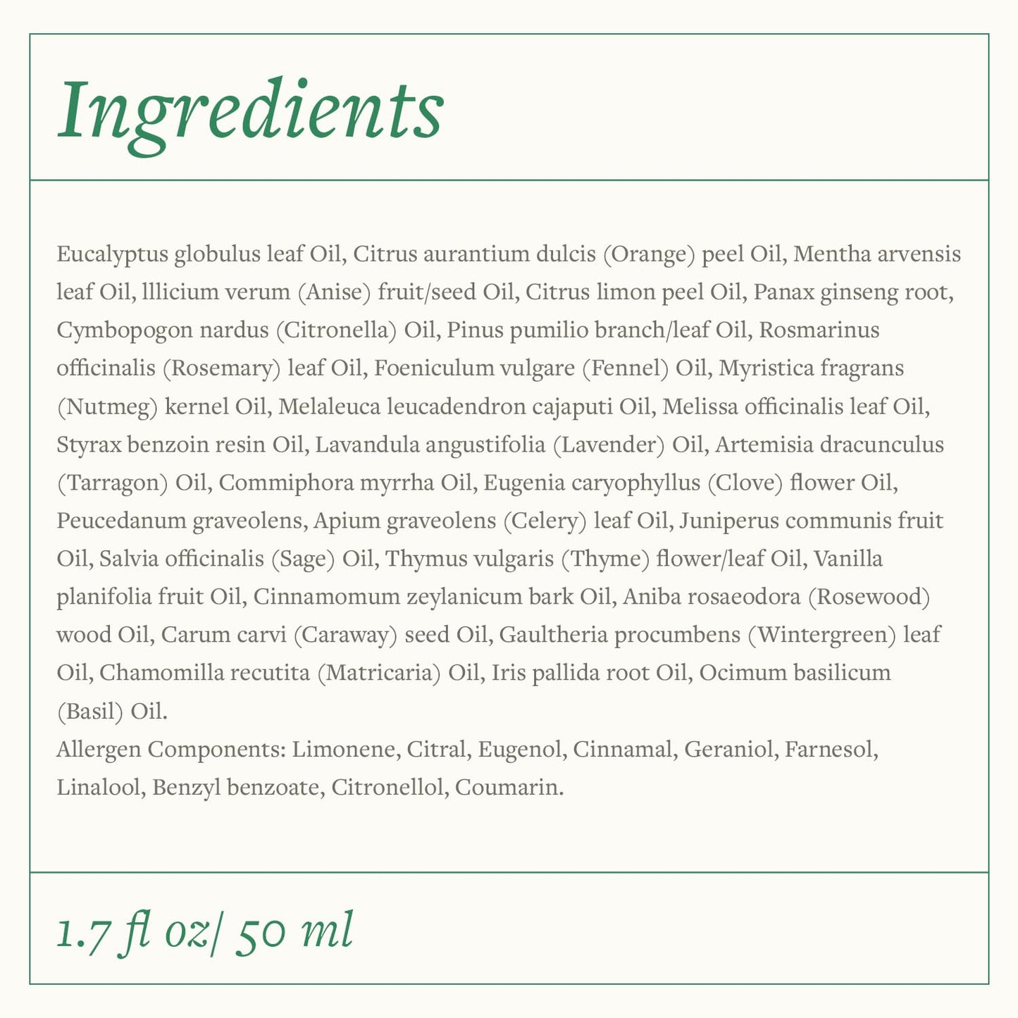 Essential Oil for The Whole Family. Swiss Just 31 50ml