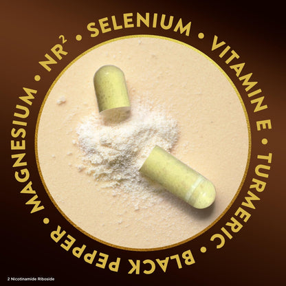 Swisse Plus NAD+ Calm Skin | Clinically Tested NAD+ Supplement | Supports Balanced, Healthy Skin | Anti-Aging Supplement for Women & Men | 30 Capsules