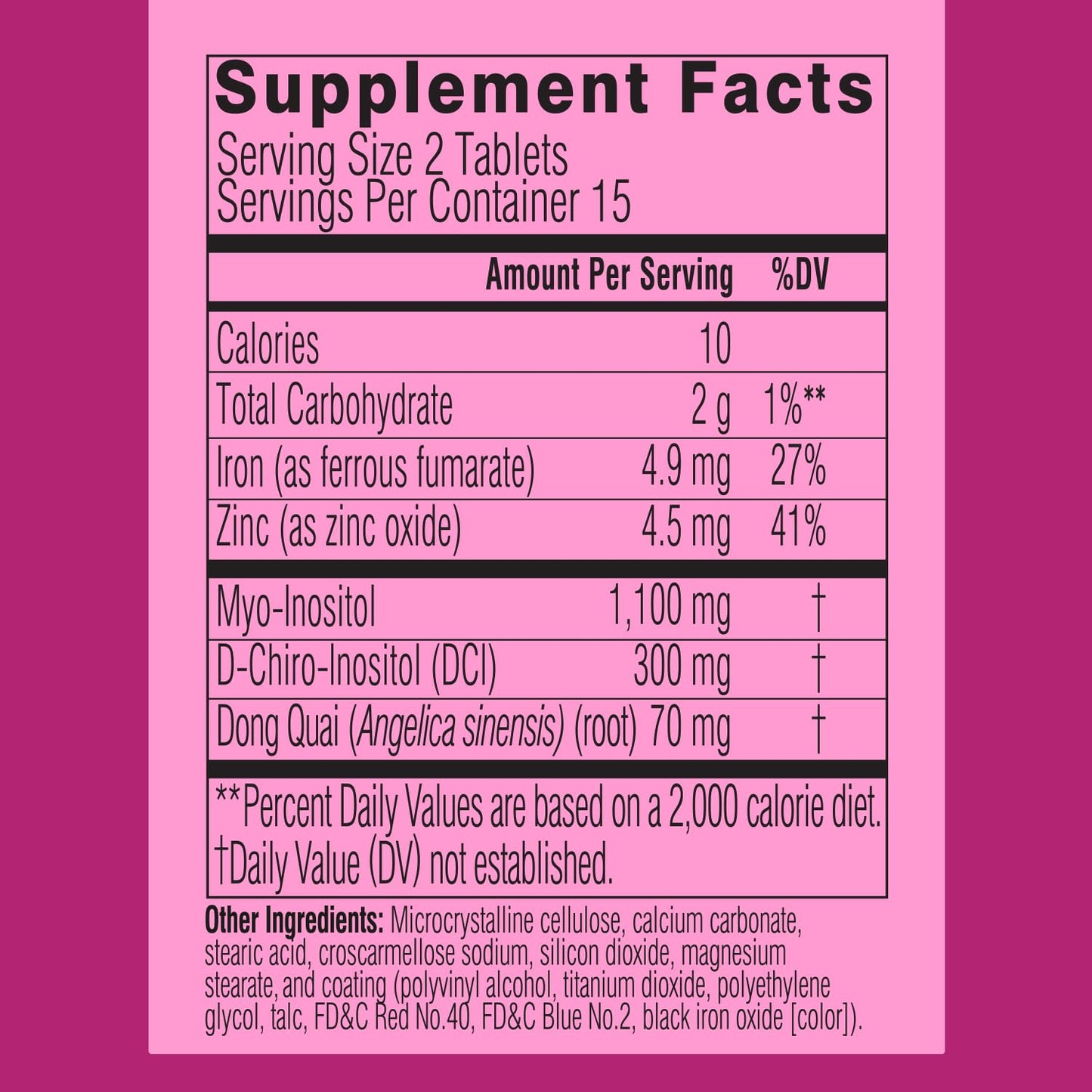 Swisse Ultiboost Myo-Inositol & D-Chiro Inositol – Hormonal Balance & Ovarian Health | 1100mg / 300mg DCI | 30 Tablets