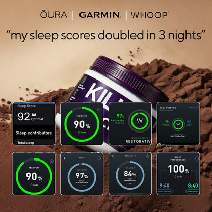 Switch Killswitch Sleep Aid: Sugar-Free Magnesium Cocoa for Restful Nights | 30 Servings