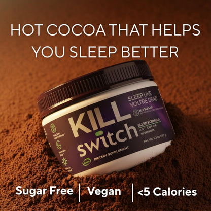 Switch Killswitch Sleep Aid: Sugar-Free Magnesium Cocoa for Restful Nights | 30 Servings