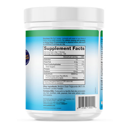Symbiotics Colostrum Plus Powder – Immune Support & Gut Health, 21 oz (595 g)