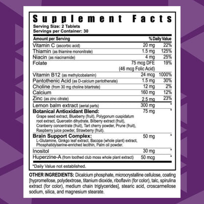 Youngevity Synaptiv Brain Support 12-in-1 – Ginkgo, Huperzine, Bacopa, Quercetin + Antioxidant Vitamins – 60 Count (Pack of 2)