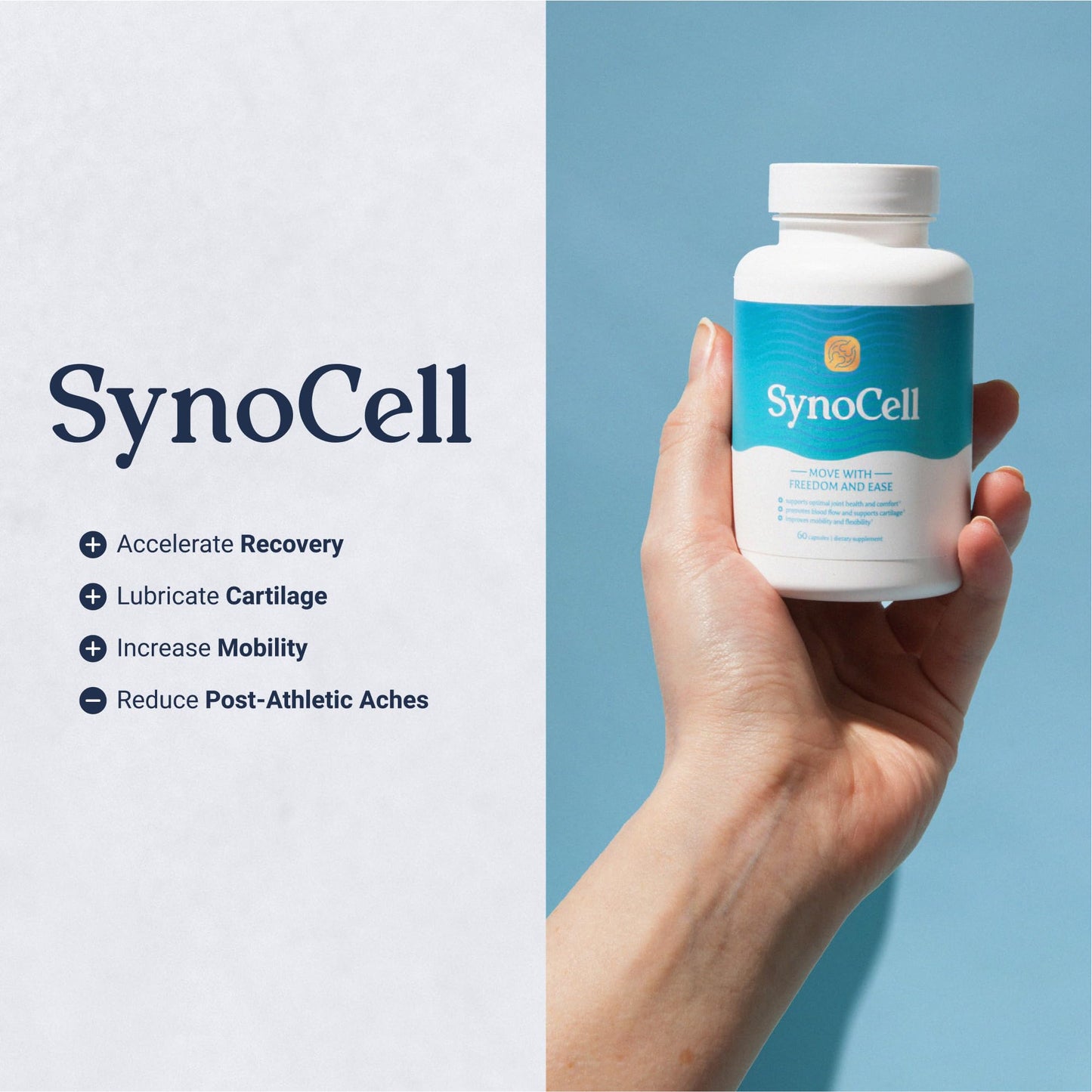 Synocell Glucosamine Chondroitin Complex 2-Pack – Joint Support with Boswellia, MSM