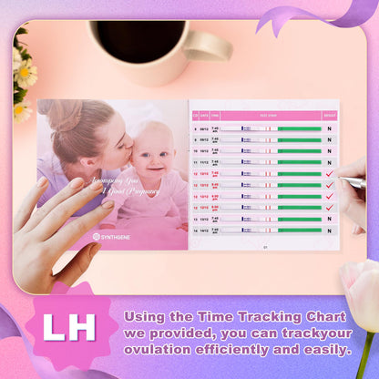 SYNTHGENE Ovulation & Pregnancy Test Kit – LH 25 & HCG 10, 25 Ovulation & 10 Pregnancy Tests, 35 Urine Cups