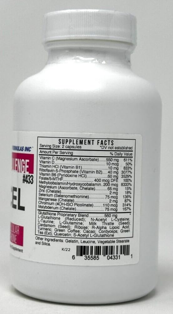 Systemic Formulas GCEL #433 – Master Antioxidant for Cellular Health