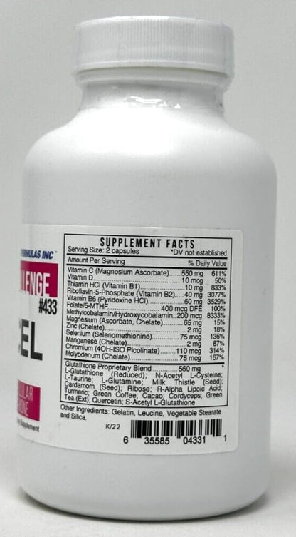 Systemic Formulas GCEL #433 – Master Antioxidant for Cellular Health