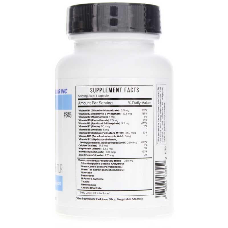 Systemic Formulas HomoCysteine TLR Redux Support – 60 Capsules | Biocell #845