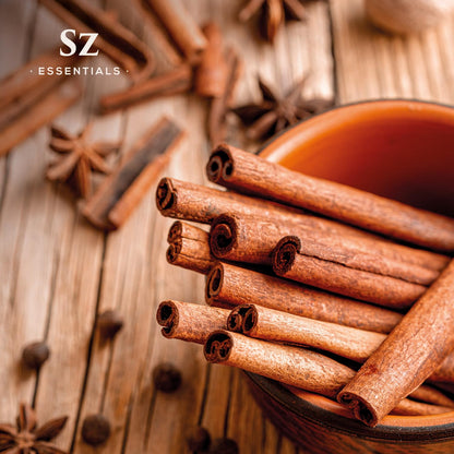 Sz Essentials Cinnamon Bark Essential Oil – 100% Pure & Undiluted (5mL) – Vietnamese Cinnamon, Therapeutic Grade for Aromatherapy