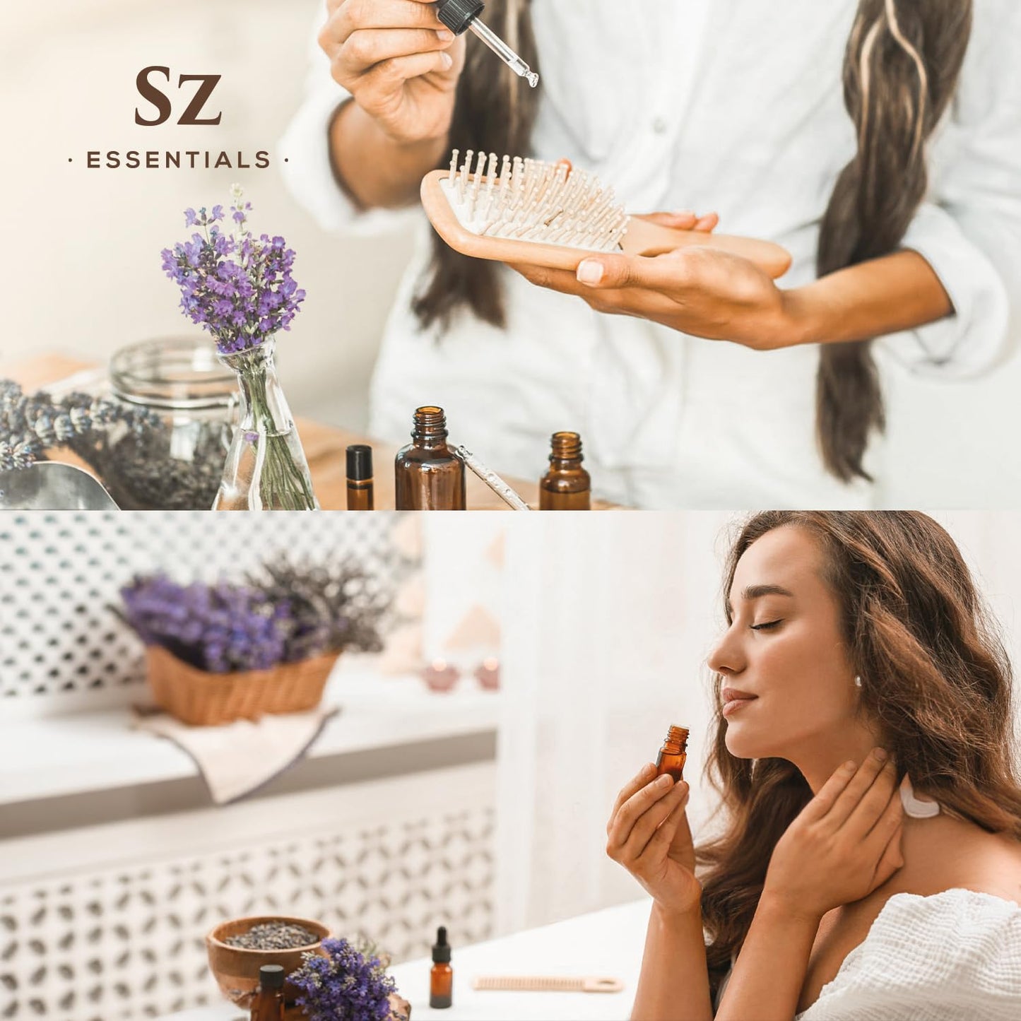 Sz Essentials Kashmir Lavender Essential Oil – 100% Pure & Undiluted (0.22 fl oz / 6.5 mL)