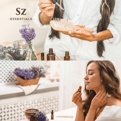 Sz Essentials Kashmir Lavender Essential Oil – 100% Pure & Undiluted (0.22 fl oz / 6.5 mL)