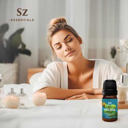 Melissa Essential Oil - 100% Pure & Undiluted (Lemon Balm) | SZ Essentials