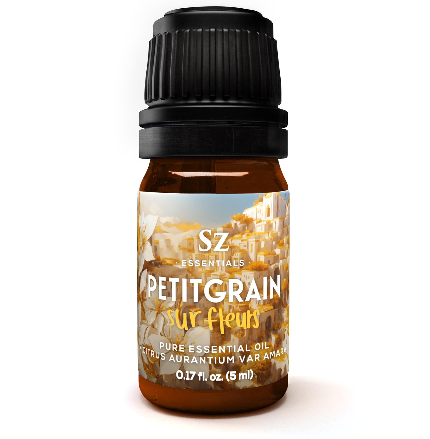 Sz Essentials Petitgrain Sur Fleurs Essential Oil – 100% Pure & Therapeutic Grade