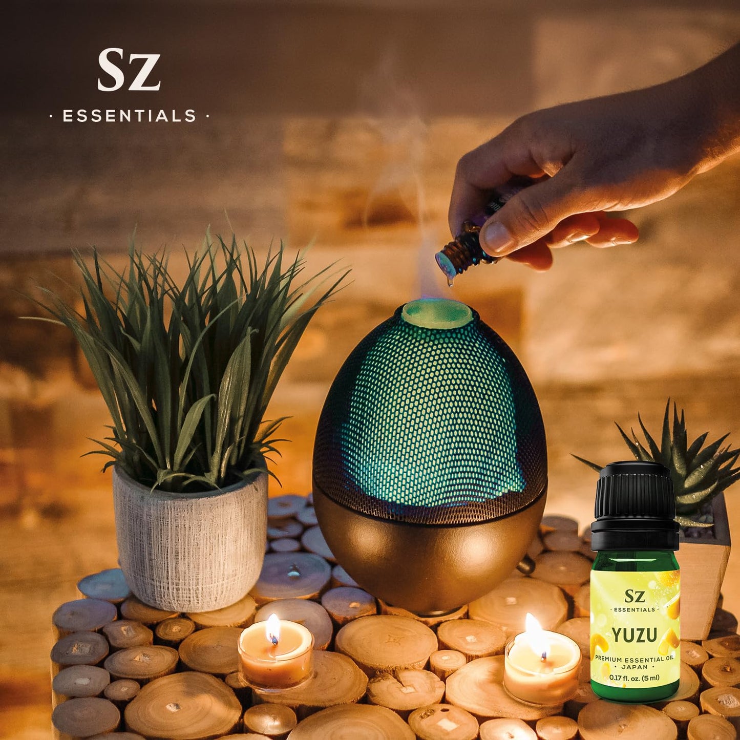 Sz Essentials Yuzu Essential Oil – 100% Pure & Natural, Japan, 5ml