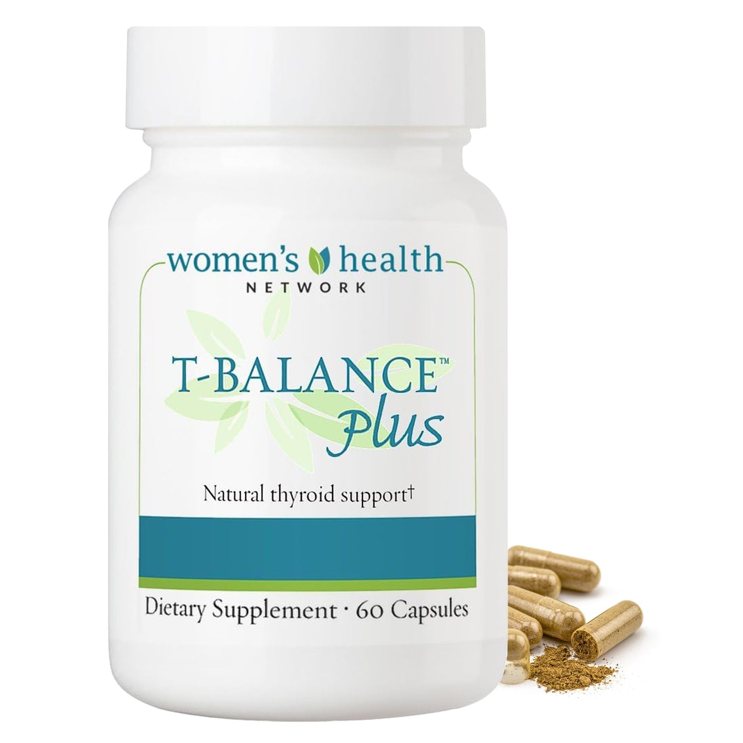 T-Balance Plus: Natural Thyroid Support for Women & Men – Iodine, Selenium & 5 Herbs (60 Capsules)