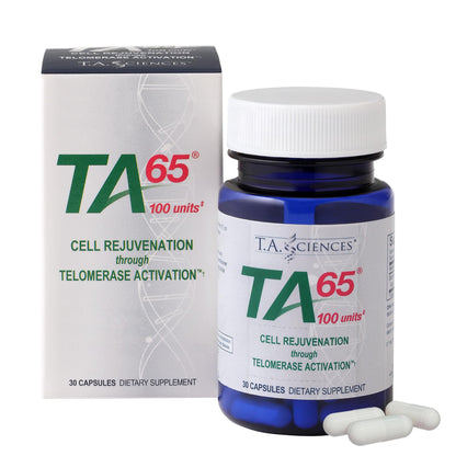 TA-65 Telomerase Activation Supplement – 100 Units, 30 Capsules | T.A. Sciences