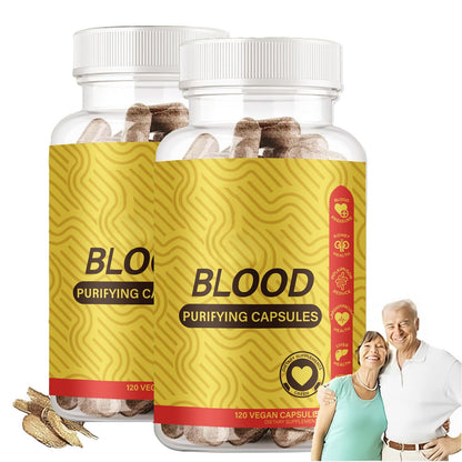 TAFUTY Blood Purifying Capsules – GMO-Free, Gluten Free, Vegan 450 mg (2)