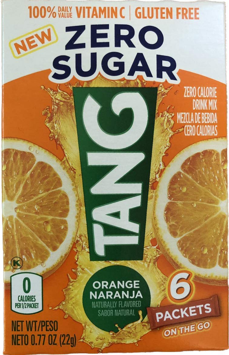 Tang On The Go! Orange Naranja Vitamin C Drink Mix – 6 Easy-Open Packets (Pack of 4)