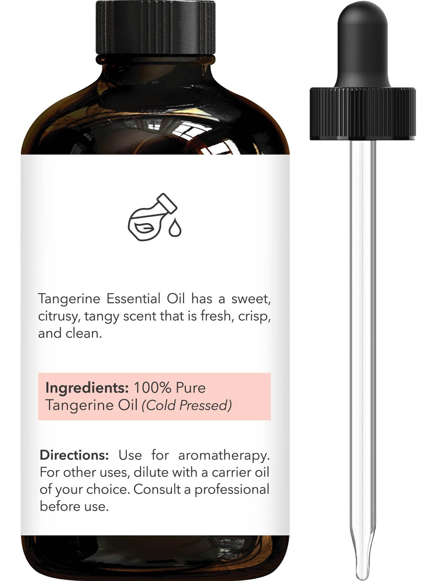 Brooklyn Botany Tangerine Essential Oil - 4 oz, 100% Pure & Natural