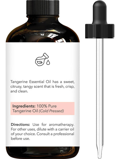 Brooklyn Botany Tangerine Essential Oil - 4 oz, 100% Pure & Natural