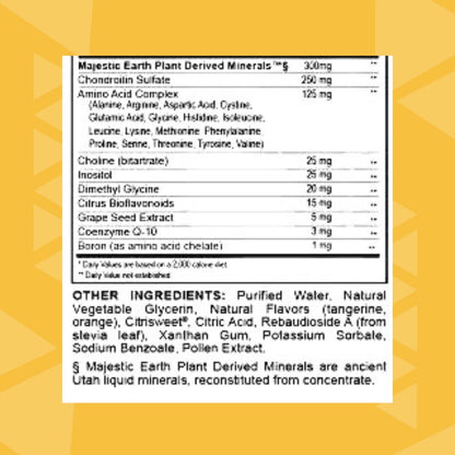 Majestic Earth Tangy Tangerine 32oz – Gluten-Free Liquid Multivitamin