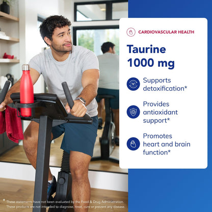 Pure Encapsulations Taurine 1,000 mg – Heart Health & Detox | Vegan & Gluten Free | 120 Capsules