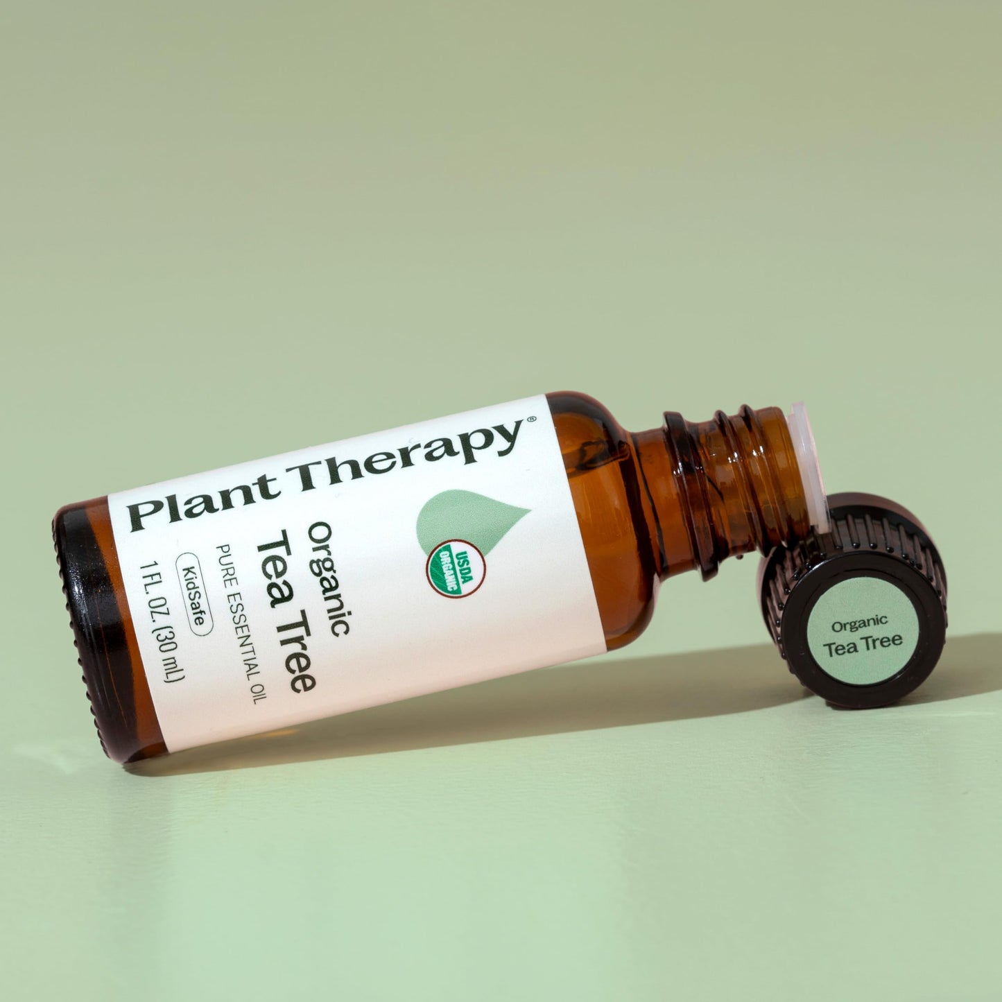 Plant Therapy Tea Tree Oil – 100% Pure, USDA Certified Organic Melaleuca (30 mL)