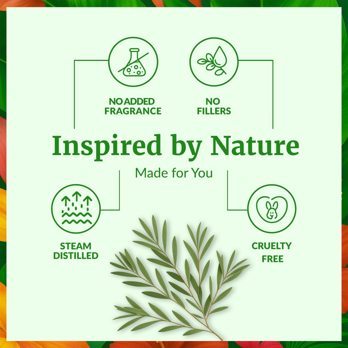 SVA Tea Tree Essential Oil 4oz - 100% Natural Tea Tree Oil with Dropper