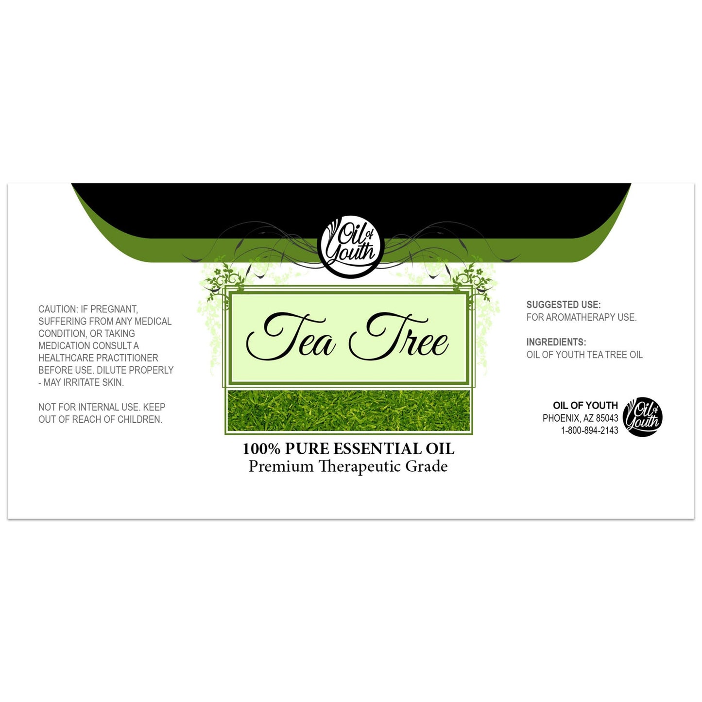 Oil of Youth Tea Tree Essential Oil 16oz Bulk – Pure Therapeutic Grade