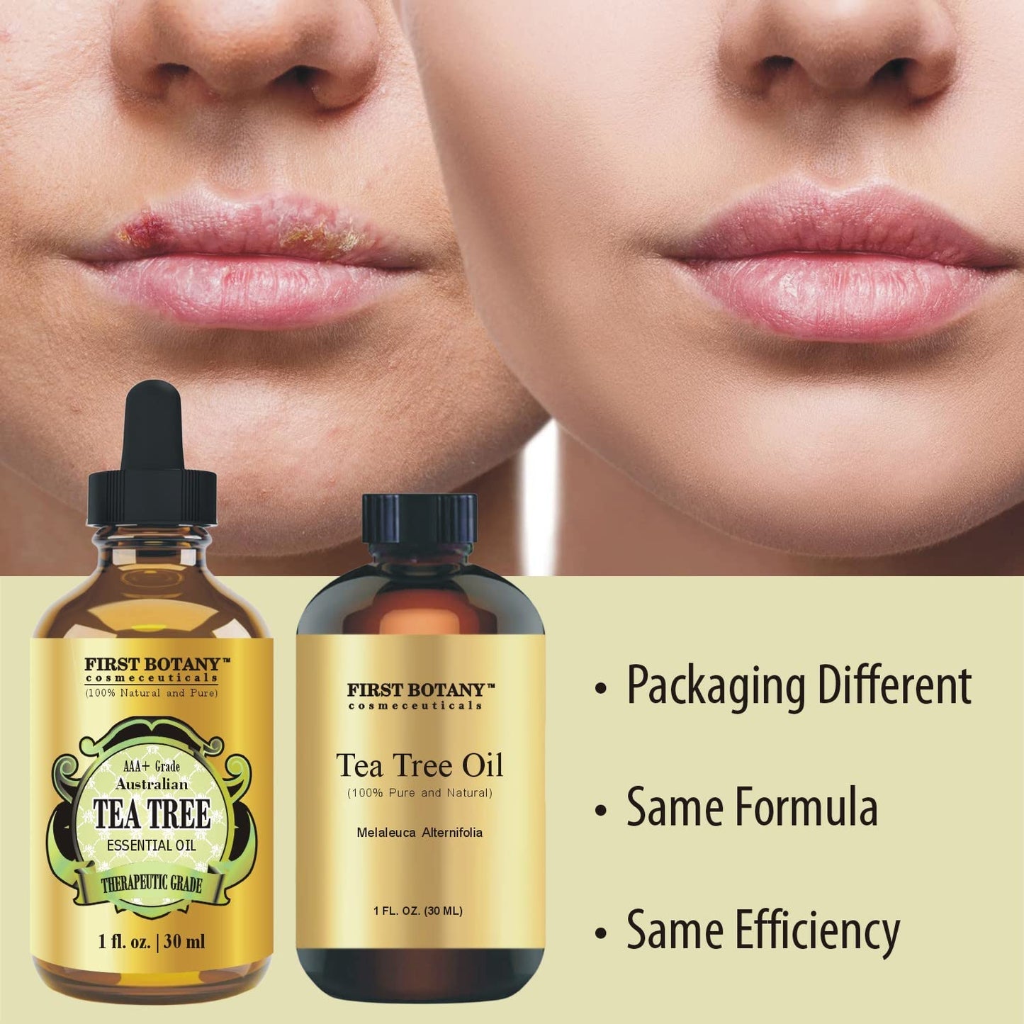 First Botany 100% Pure Australian Tea Tree Essential Oil - High Terpinen-4-ol, 1 fl oz