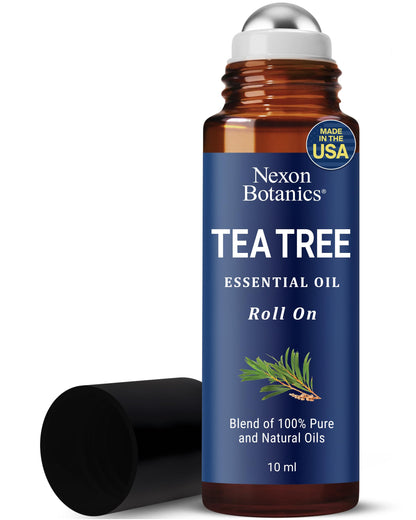 Tea Tree Oil Roll-On 10 ml – 100% Pure, Pre-Diluted Essential Oil | Nexon Botanics