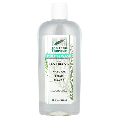 Tea Tree Therapy Mouthwash, 12 Ounce – Alcohol Free, Daily Use, No Preservatives
