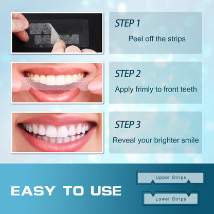 Teeth Whitening Strips - 22 Treatments, 44 Strips for Sensitive Teeth