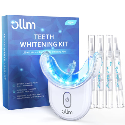 Teeth Whitening Kit with LED Light | 35% Carbamide Peroxide - Gentle on Sensitive Teeth