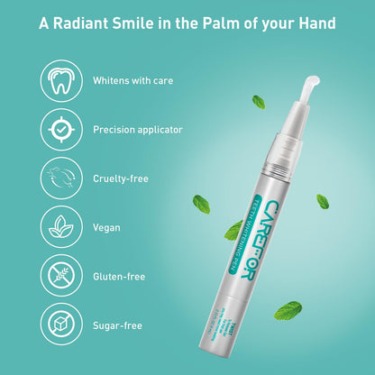 Teeth Whitening Pen 2 Pack (8ml) – Fast-Acting Gel with Brush