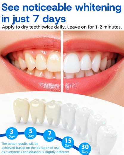Teeth Whitening Pen 3 Pcs – 35% Carbamide Peroxide Gel, Gentle & Travel-Portable