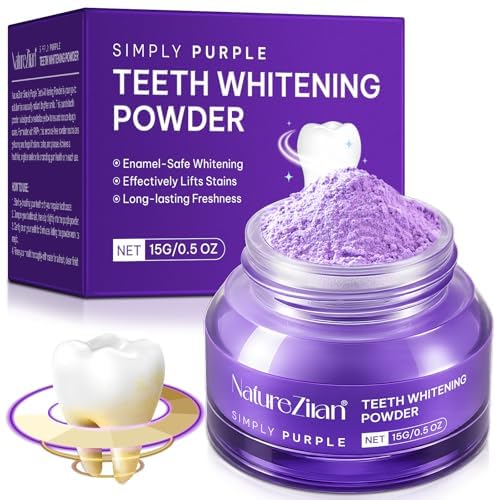 Teeth Whitening Powder – Removes Stains, No Sensitivity, Enamel-Safe Whitening