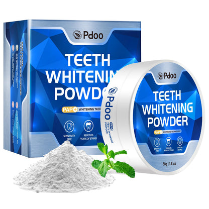 Teeth Whitening Powder 50g with PAP – Sensitivity-Free & Enamel-Safe