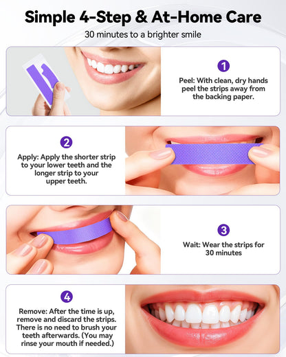 Teeth Whitening Strips 14 Treatments | Enamel Safe for Sensitive Teeth