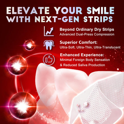 Teeth Whitening Strips – Dentist-Formulated, Enamel-Safe, 28 Strips