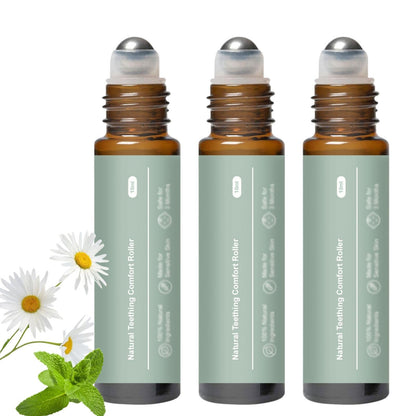Teething Relief Roller | Natural and Gentle Tooth Relief Roller - Natural Gentle (3 PCS)
