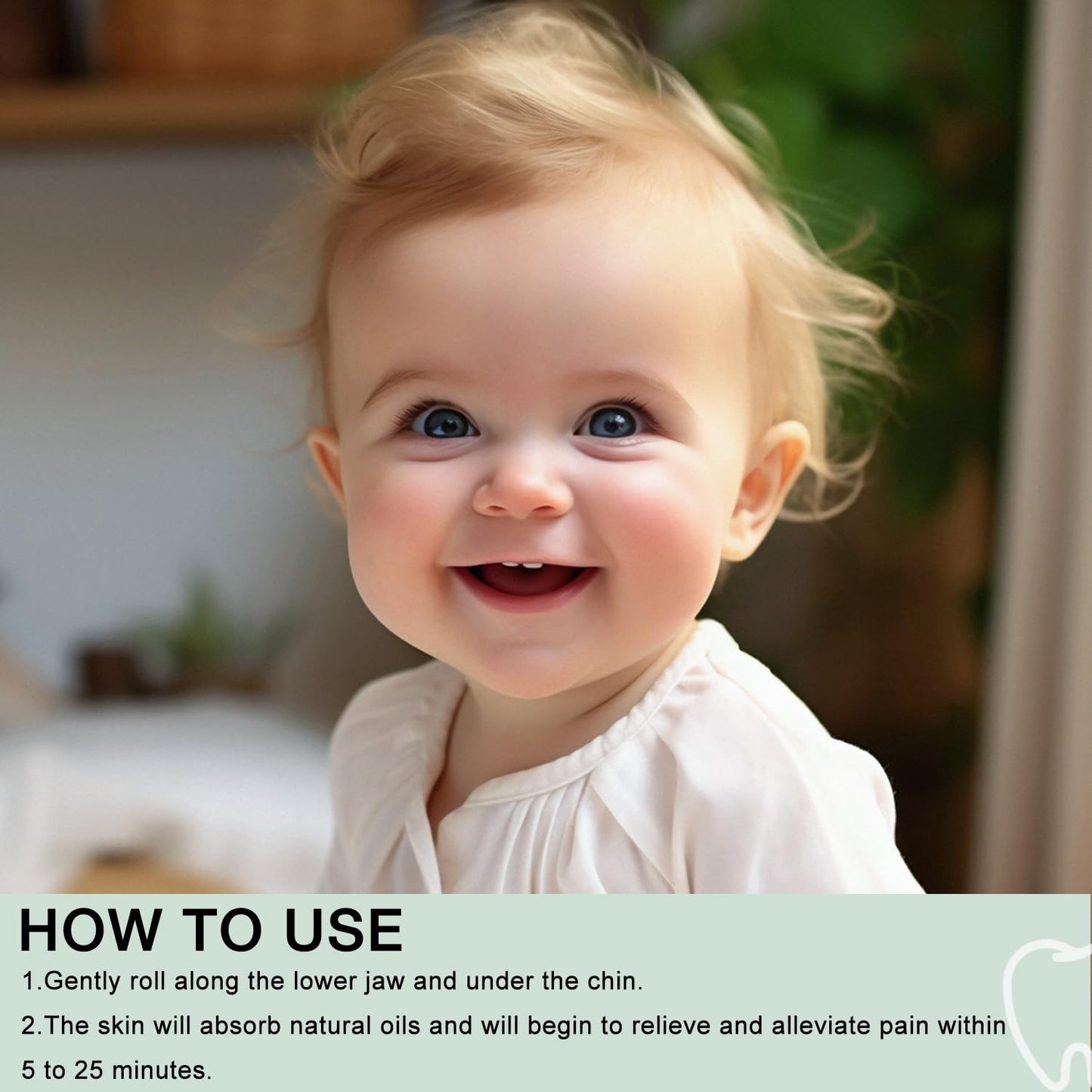 3Pcs Teething Roller, Mamas Teether: Baby Teething Oil Roller, Natural Gentle Teething Relief Roller, Teething Roller All Natural for Babies