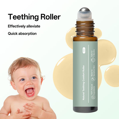 Teething Roller – Mamas Teether | All-Natural Baby Teething Oil Roller (2-Pack)