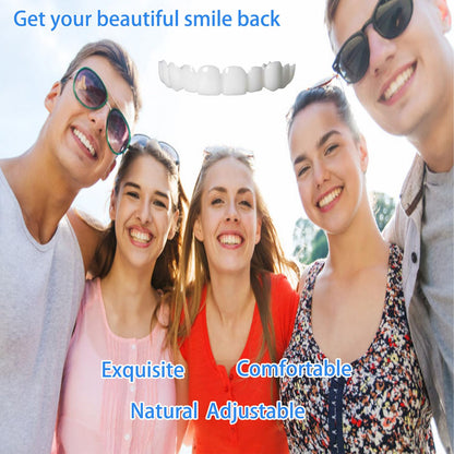 Temporary Veneer Kit for Men & Women - Adjustable, Natural & Comfortable (2/4 Piece Set)