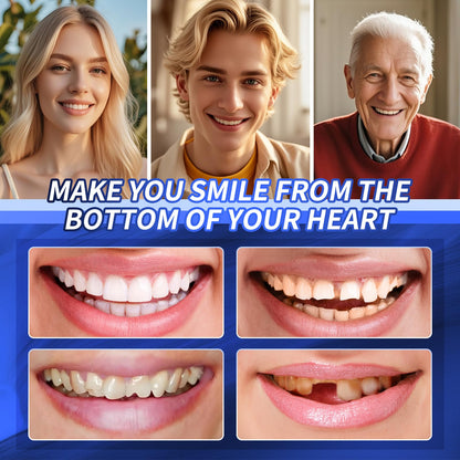 Temporary Veneers Kit for Women & Men - Natural Look & Comfortable Tooth Replacement (Unflavored)