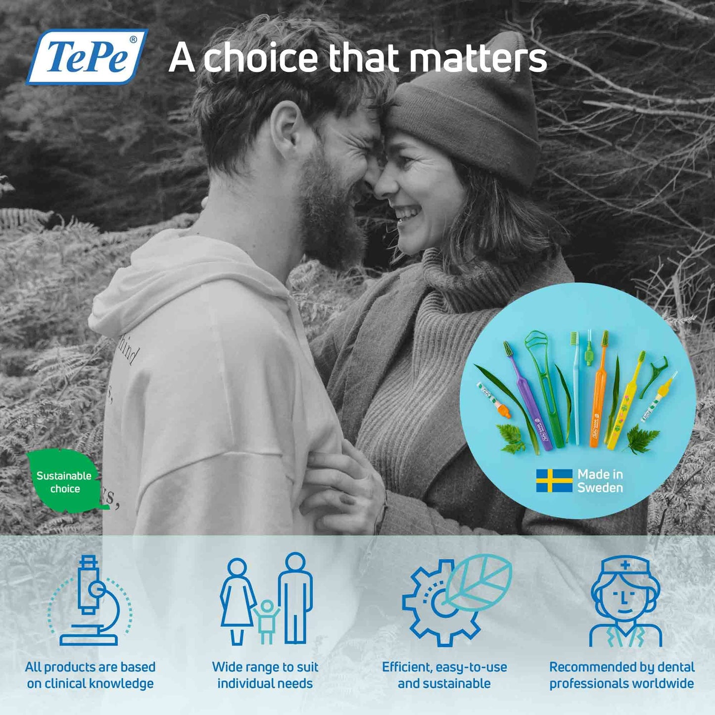 TePe Bridge & Implant Floss for Implants, Bridges & Braces – 30 Pieces
