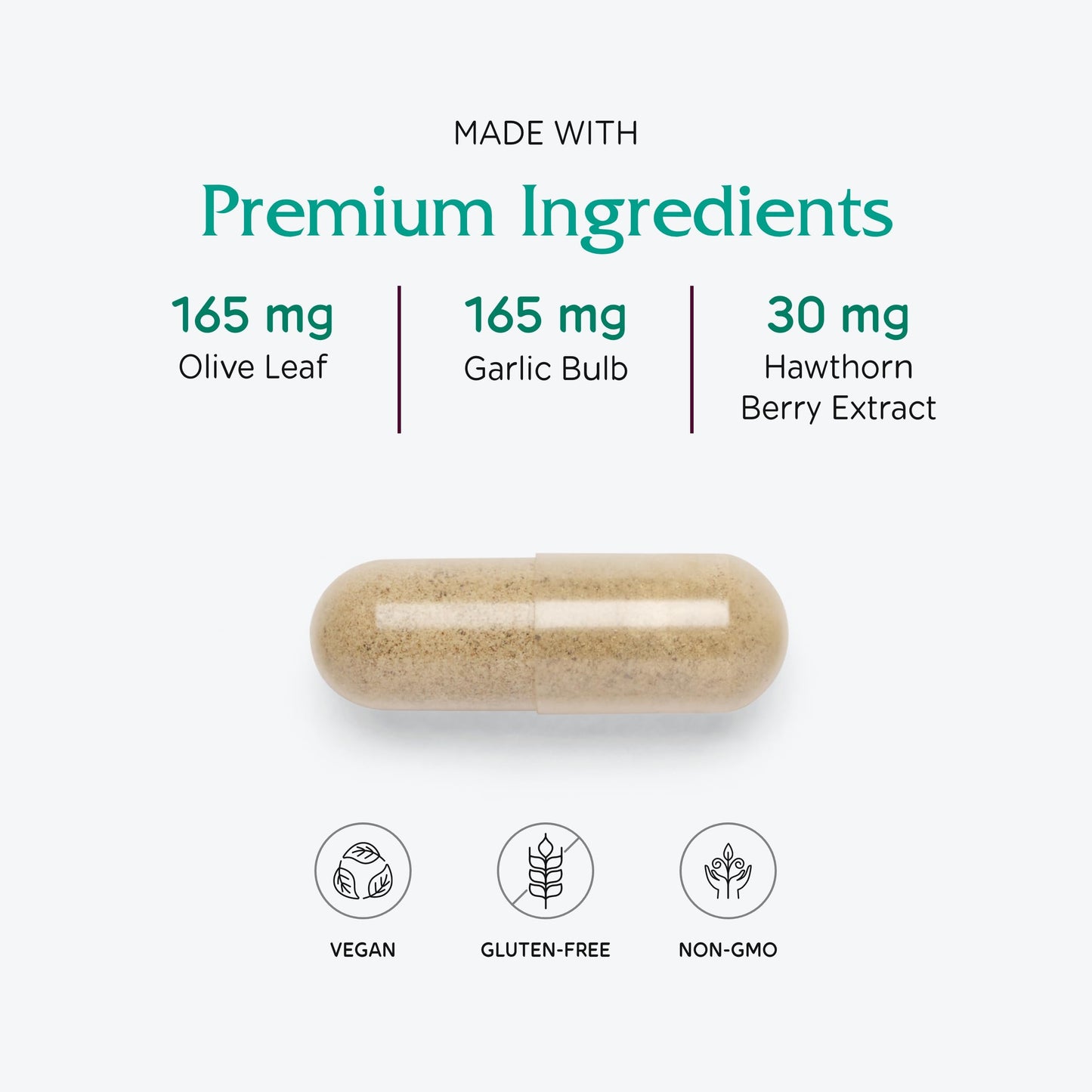 Vitanica Rauwolfia Extra - Heart Health Supplement with Magnesium, CoQ10 & Snakeroot (90 Vegan Caps)
