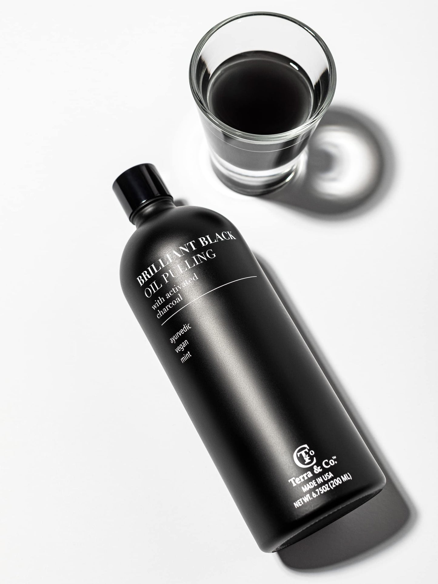 Terra & Co. Brilliant Black Teeth Whitening Kit – Vegan & Cruelty-Free