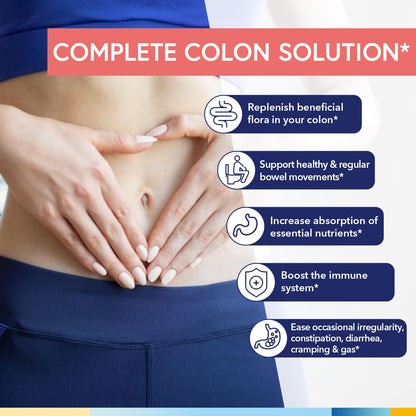 Terranics Daily Probiotics for Men & Women | 150B CFU, 25 Strains, Colon Care