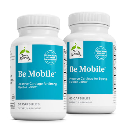 Be Mobile Collagen for Joint Health – Terry Naturally, 60 Caps (2-Pack)
